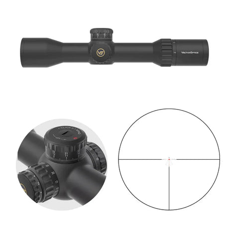 Vector Optics Continental x6 2-12x44 CTR luneta MPVO Vector Optics