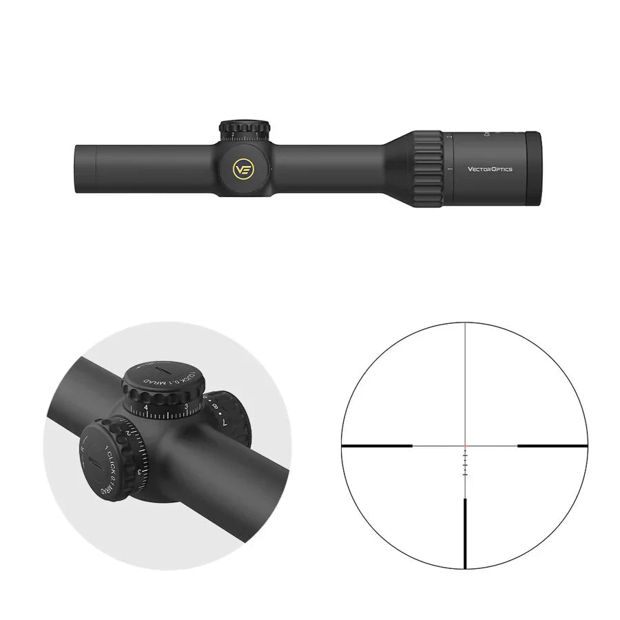 Vector Optics Continental x8 1-8x24SFP ED Fiber luneta Vector Optics
