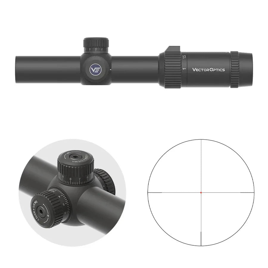 Vector Optics Forester 1-5x24 SFP Fiber luneta celownicza Vector Optics