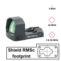 Vector Optics Frenzy-S 1x17x24 MOS Multi Reticle kolimator 