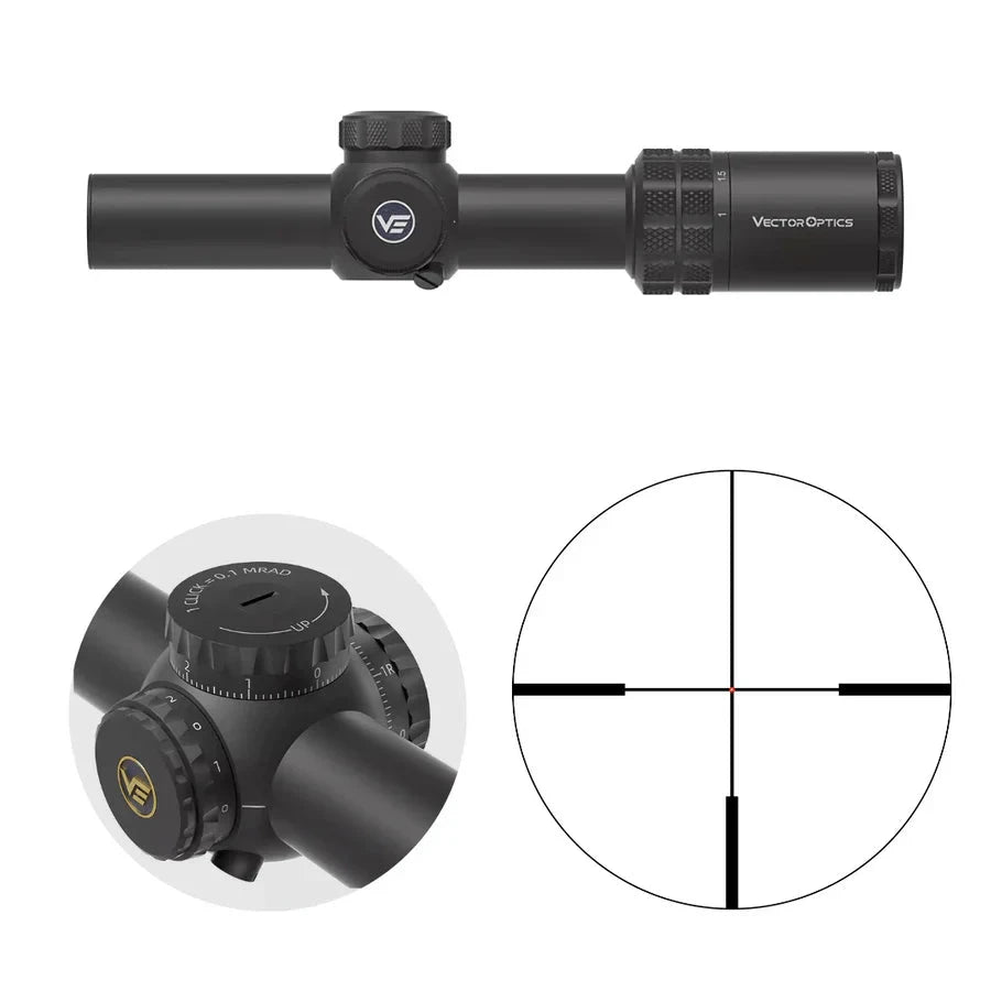 Vector Optics Grizzly 1-6x24i HD Fiber luneta celownicza Vector Optics