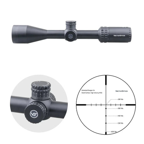 Vector Optics Hugo 3-12x44 SFP luneta Vector Optics
