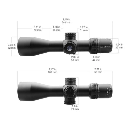 Vector Optics Veyron 3-12x44 FFP kompaktowa luneta celownicza
