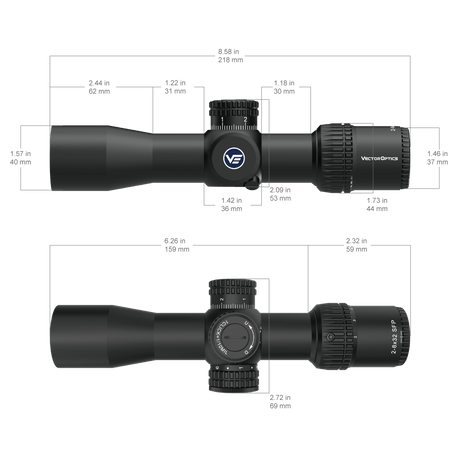 Vector Optics Veyron 2-8x32IR kompaktowa luneta celownicza