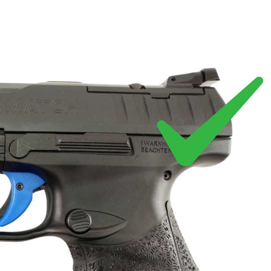 Walther Q4 SF OR & Q5 Match SF wycięcie Optics Ready