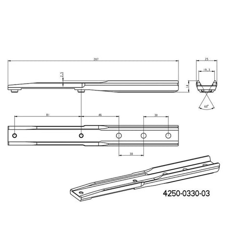 Adapter do InfiRay Rico RL 42 RH 50 | baza Blaser