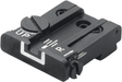 Regulowana szczerbinka do Glock [G17 G19 G26 & other] | białe linie