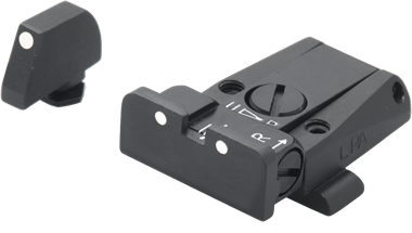 Regulowane przyrządy celownicze do Glock [G17 G19 G26 & other] | białe kropki