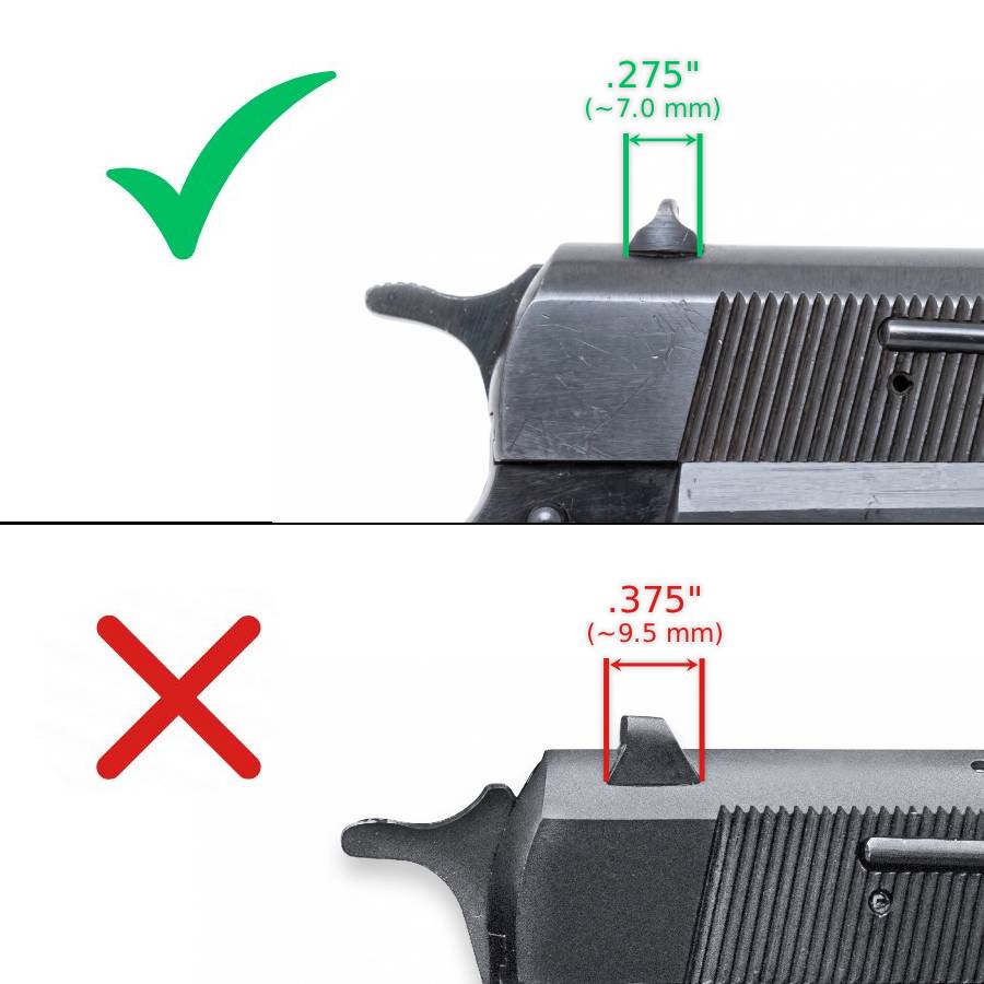 Browning Hi-Power dovetail