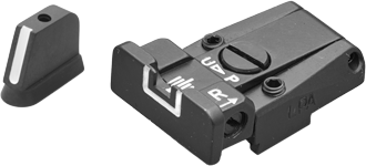 CZ P-07 CZ P-09 przyrządy celownicze | białe linie