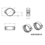 34mm montaże lunet | długa taktyczna baza Picatinny QD 