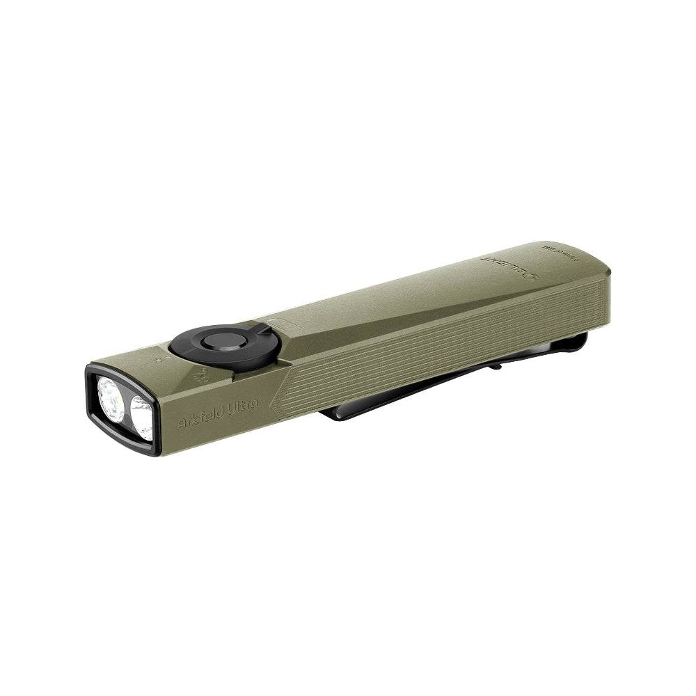 Olight Arkfeld Ultra | płaska latarka EDC 3-w-1 | 1.400 lm - Olive Green