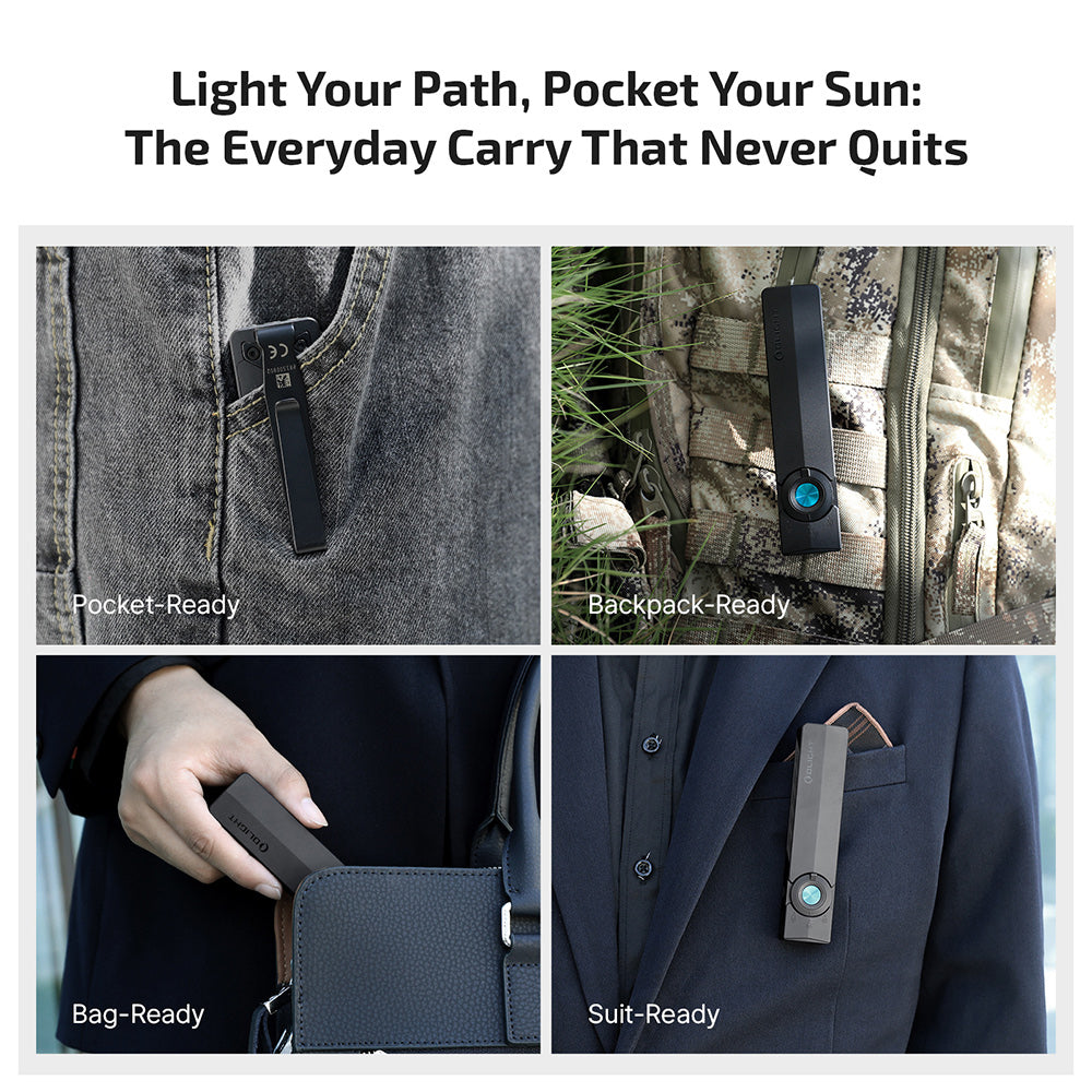 Olight ArkPro | płaska latarka EDC 4-w-1 | 1.500 lm