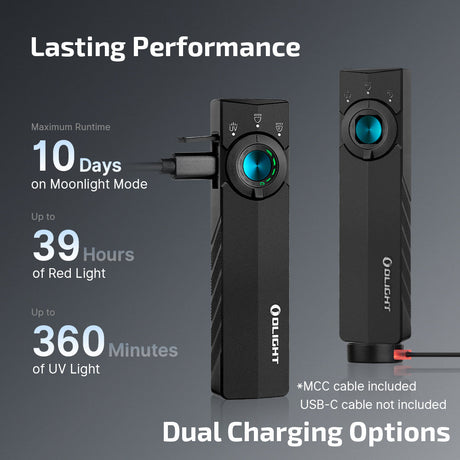 Olight ArkPro Lite | płaska latarka EDC 3-w-1 | 1.200 lm
