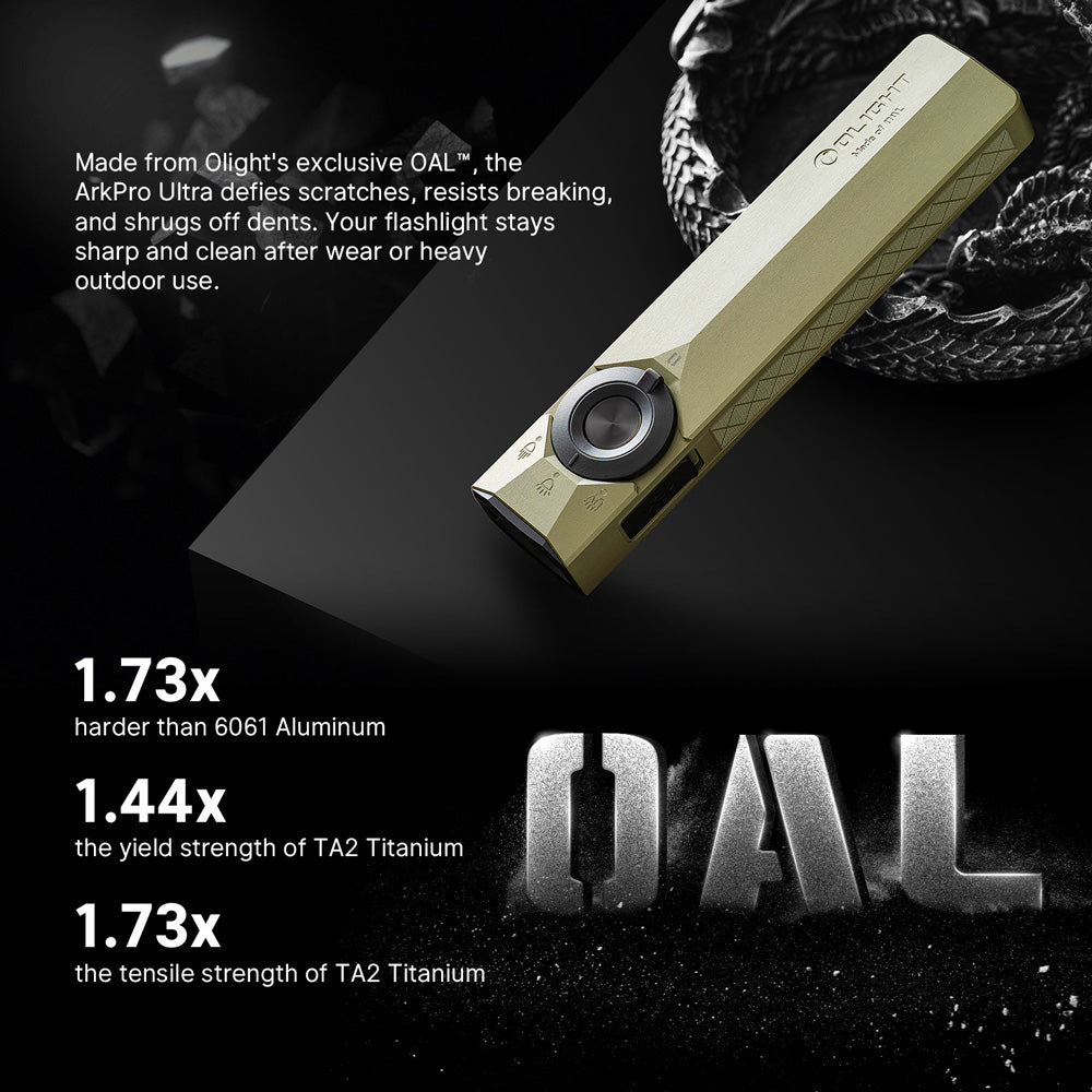 Olight ArkPro Ultra | płaska latarka EDC 4-w-1 | 1.700 lm - Olive Green