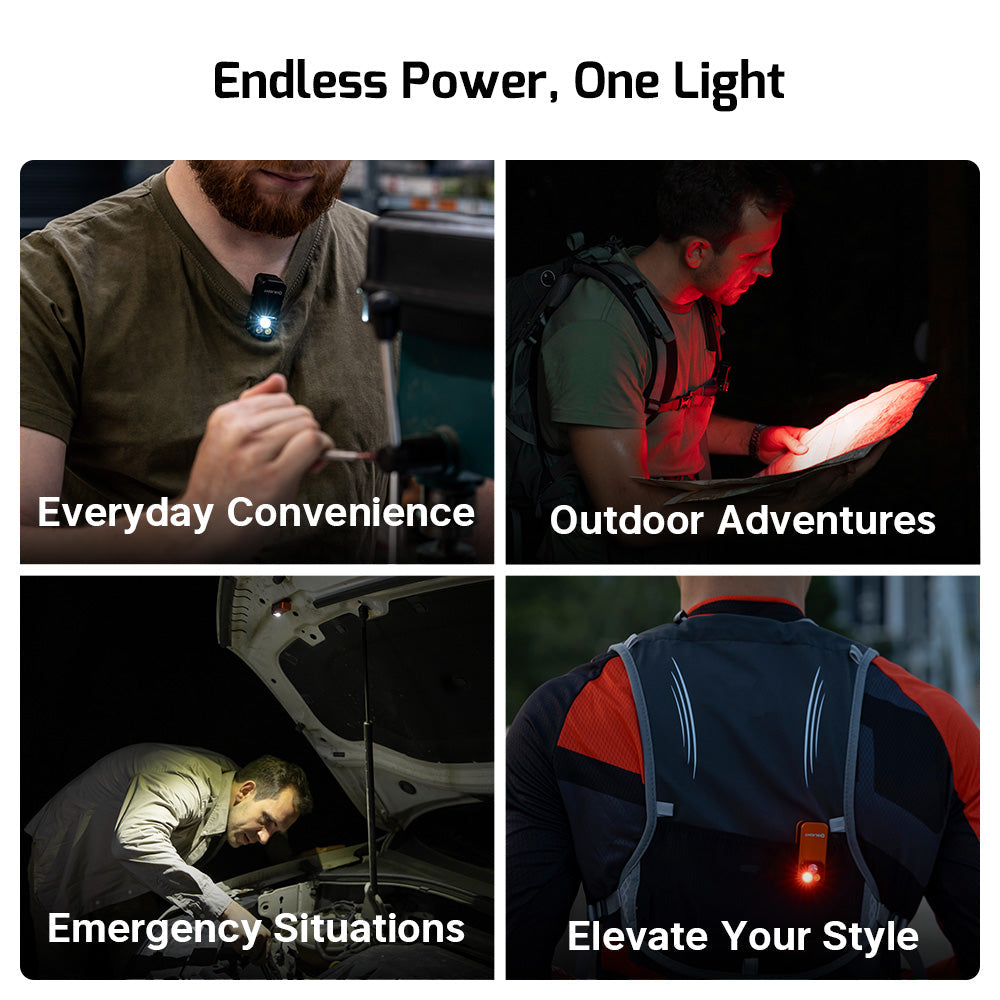 Olight Oclip Pro | wielofunkcyjna latarka z klipsem | 500 lm