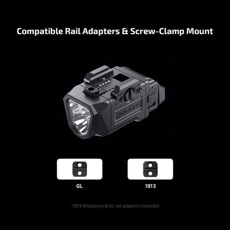 Olight PL X | latarka pistoletowa | 1.200 lm