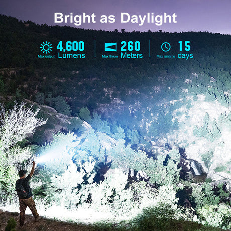 Olight Seeker 4 Pro | wysokiej mocy latarka | 4.600 lm