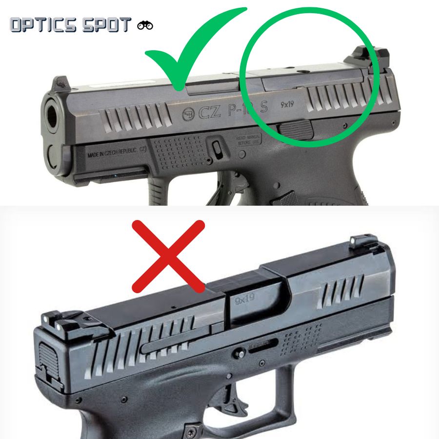 CZ P-10 płytka pod kolimator | Vortex Razor footprint 